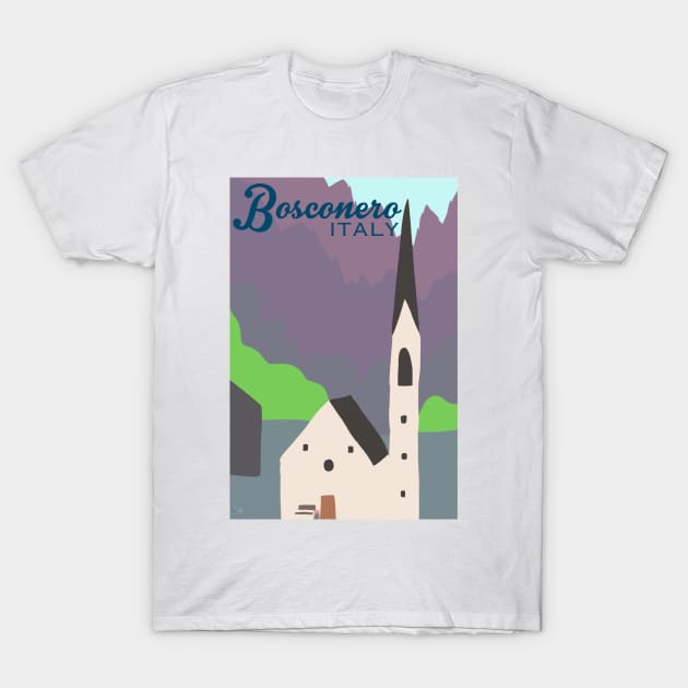 Bosconero Italy T-Shirt by Nataliatcha23